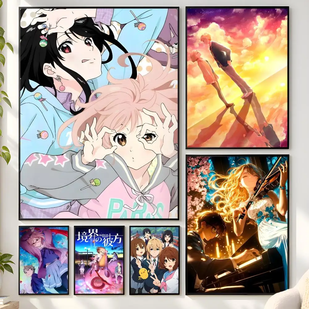 Anime Beyond The Boundary Poster Matte Wall Peel And Stick Decor Bedroom Living Room Office Dorm Home