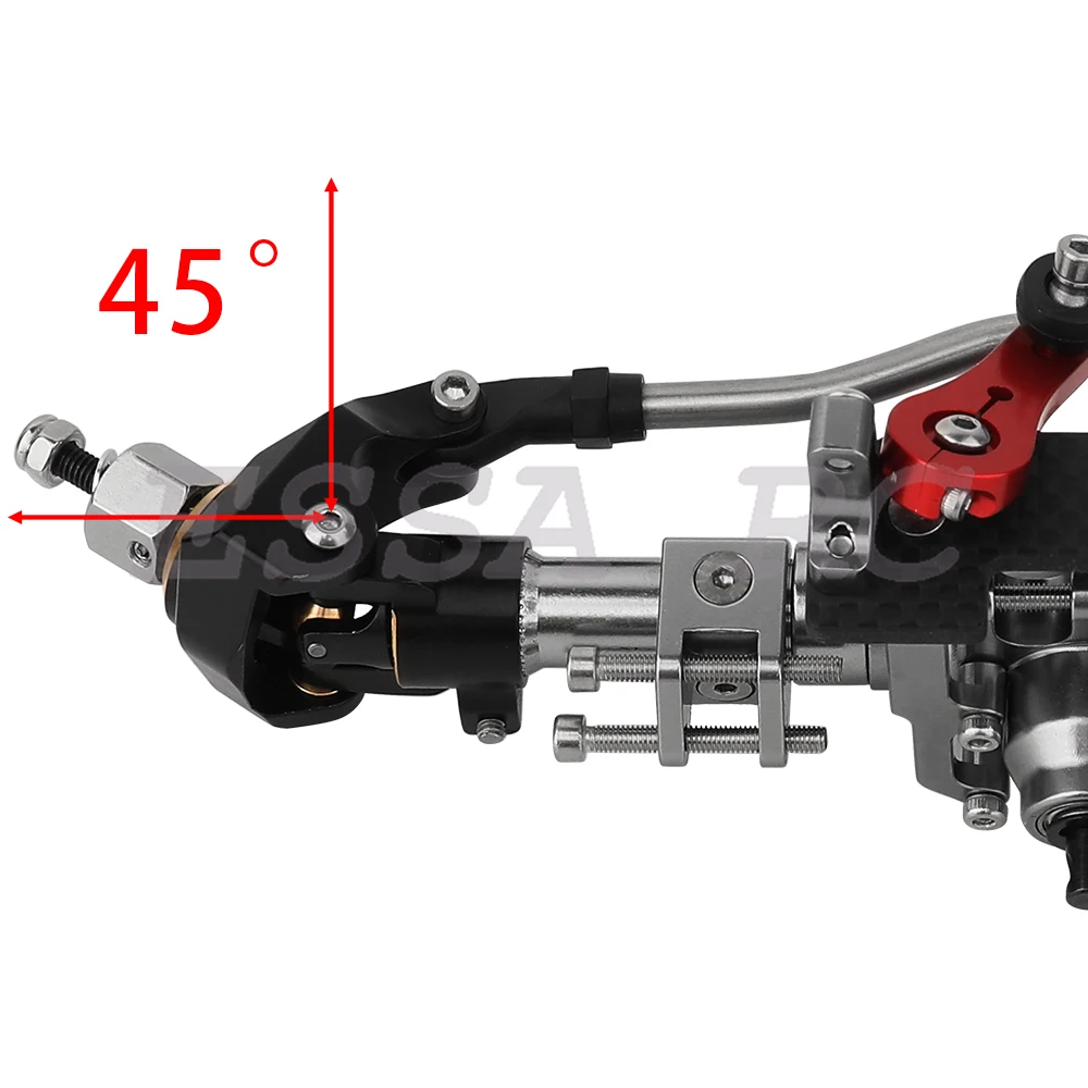 SCX10 II Alloy +Brass Counterweight Front Rear Straight Axle for Axial AX90060 90046 90047 1/10 RC Crawler Truck Upraded Part