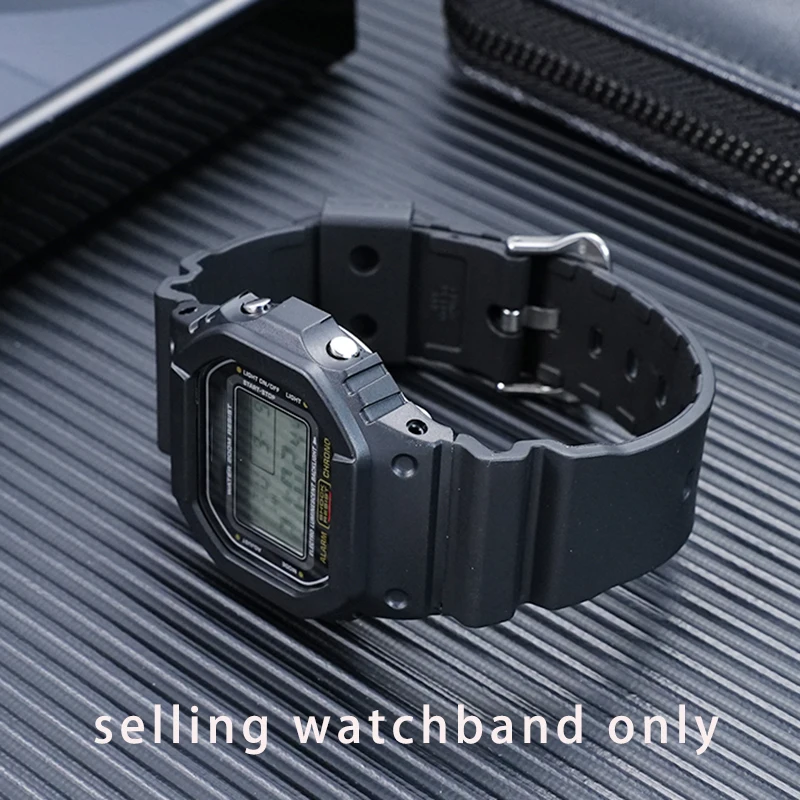 สายซิลิโคน DIY สำหรับนาฬิกา Casio G-SHOCK รุ่น DW-5600 GW-B5600 GW-M5610 สายนาฬิกาทรงสี่เหลี่ยมเล็ก อุปกรณ์เสริมสำหรับผู้ชาย
