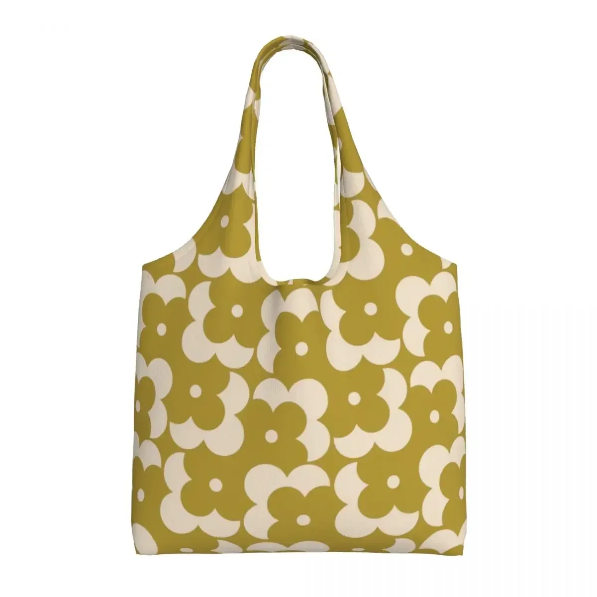 Custom Kawaii Print Orla Kiely Prints Shadow Dot Olive Flower Tote Shopping Bag Portable Canvas Shopper Shoulder Handbag Handbag