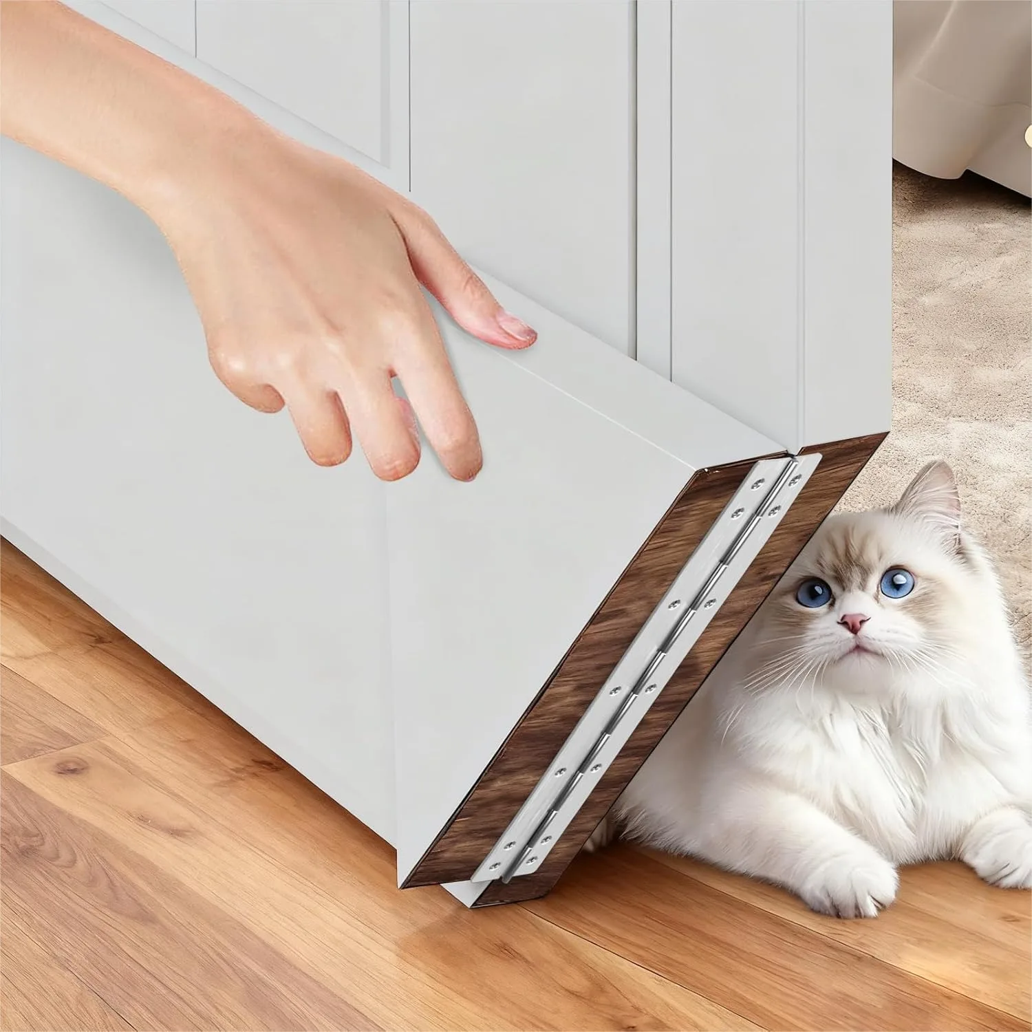 

Cat Door Corner Hinge For Interior Door Left And Right Doors Sharing With Private Space For Your Cat