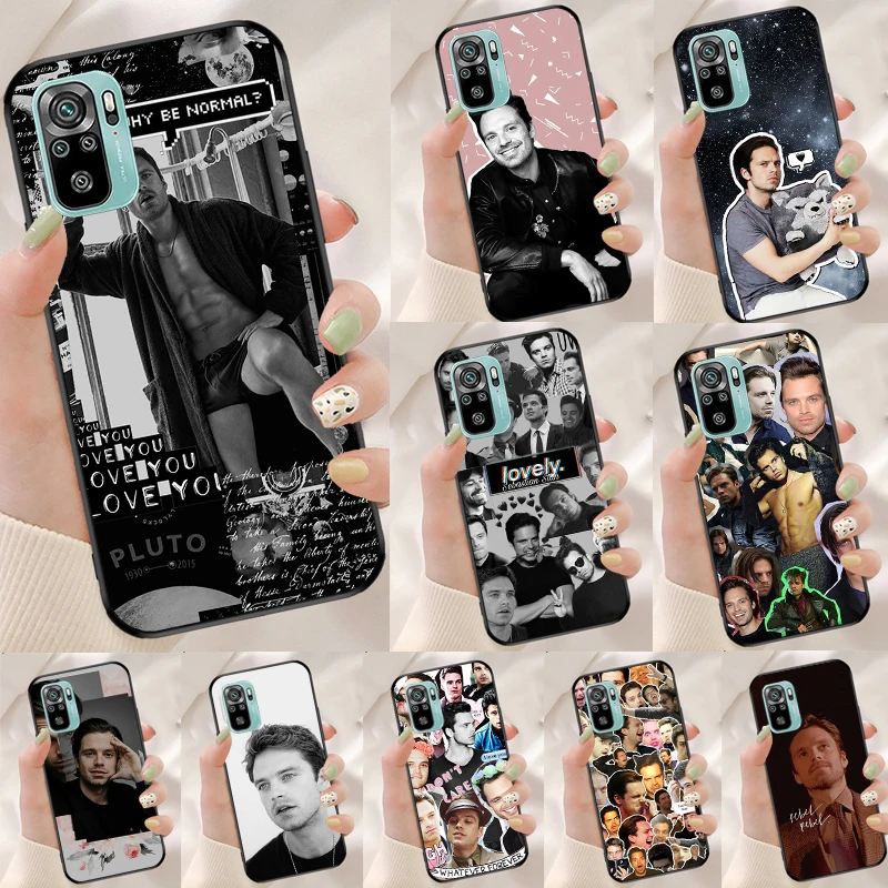 Sebastian Stan Case For Xiaomi Redmi Note 11 10 9 8 12 Pro Plus 9S 10S 11S 12S Cover For Redmi 12C 10 9 C