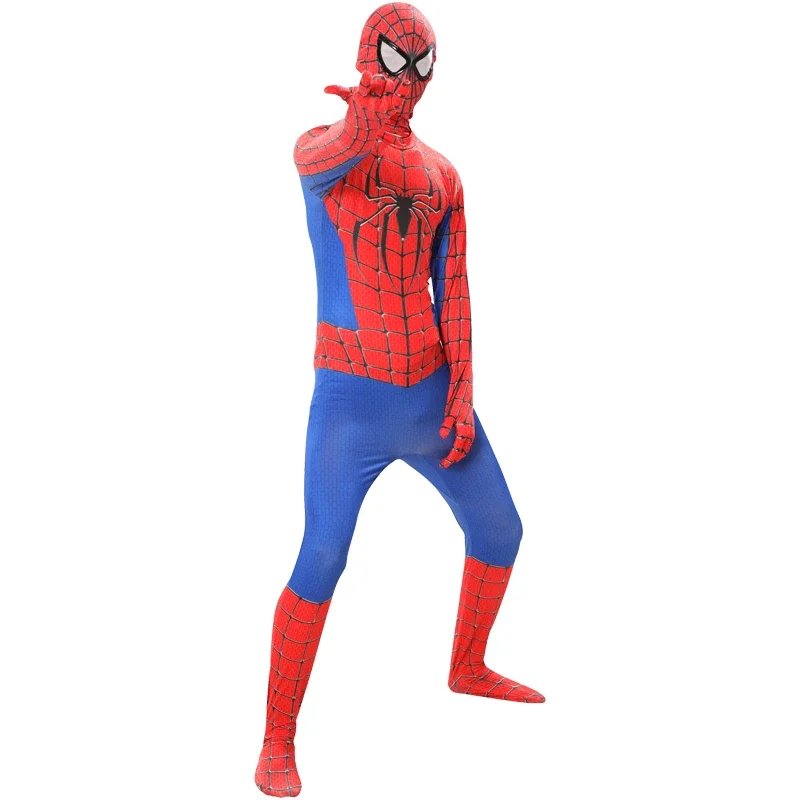 Costume de cosplay Spiderman Full Line pour enfants, olympiques de batterie Spiderman, cadeaux de fête pour filles, héros souriant, garçon avant expédition