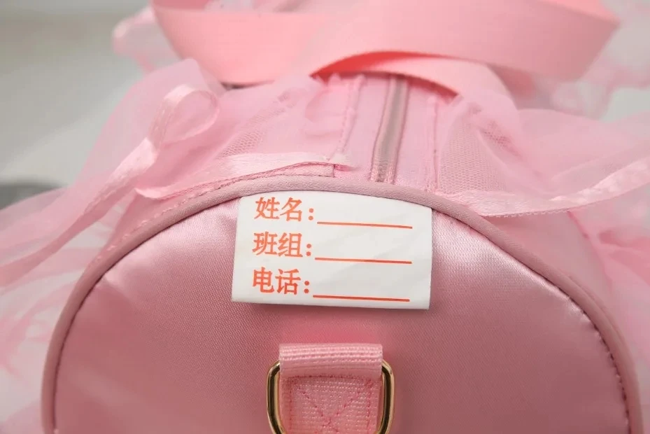 2024 New Ballet Dance Bags Pink Girls Sports Dance Kids Backpack Baby Barrels Package Bag Costume Clothes Shoes Dress Handbag