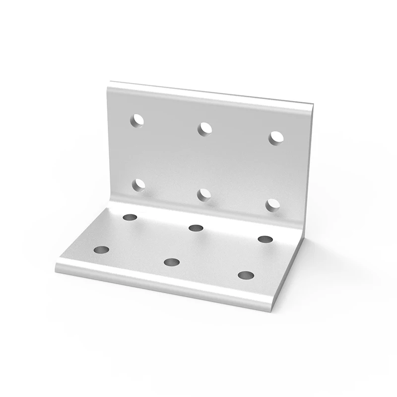 Hot supplier 40120&40120  12 hole inside aluminium corner brackets for T-SLOTTED EXTRUSION  making exhibition stand