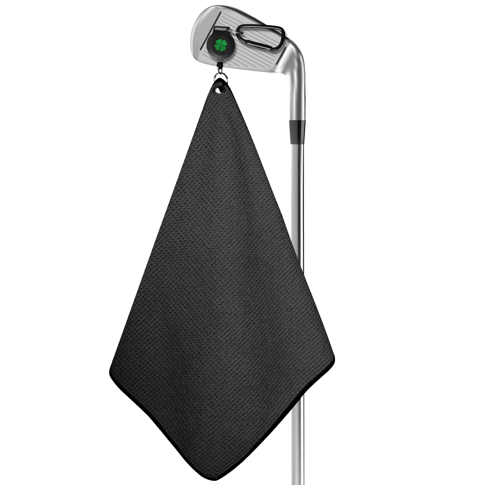 Golfhanddoeken 1 pak voor tassen Magnetische handdoek met sterke magnetische intrekbare karabijnhaak, 15,7''x15,7'' microvezelwafelreiniger
