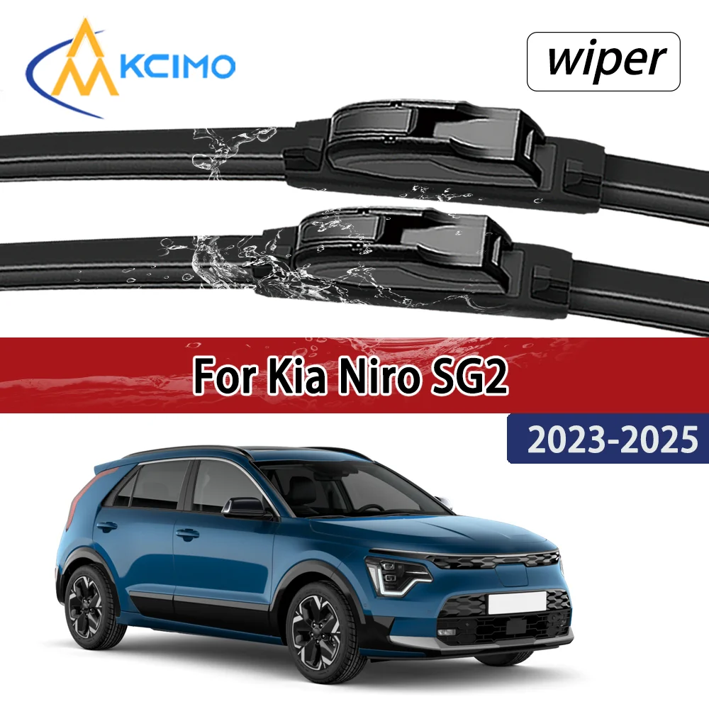 Für Kia Niro SG2 2023-2025 2024 Premium Kompatible Langlebige Geräuscharme Vordere Wischerblätter Auto Windschutzscheibe Auto Fenster Zubehör