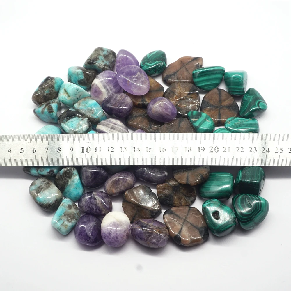 Wholesale Tumbled Crystals Stones Bulk Natural Polished Gemstones Mineral Specimen Collection Home Aquarium Decoration