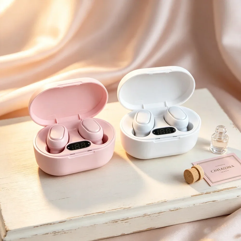 TWS Wireless Headphones Bluetooth Earphones Have Smooth Sound Transmission, Ergonomic Contour, Simple Controls To Switch Tracks