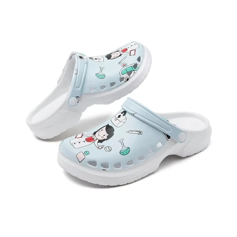 รองเท้าแตะแพทย์ผู้หญิง รองเท้าแพทย์ EVA กันลื่น รองเท้าพยาบาล รองเท้าผ่าตัด รองเท้าทางการแพทย์ กันลื่น รองเท้าสปา ร้านเสริมสวย รองเท้าโรงพยาบาล ลายการ์ตูน