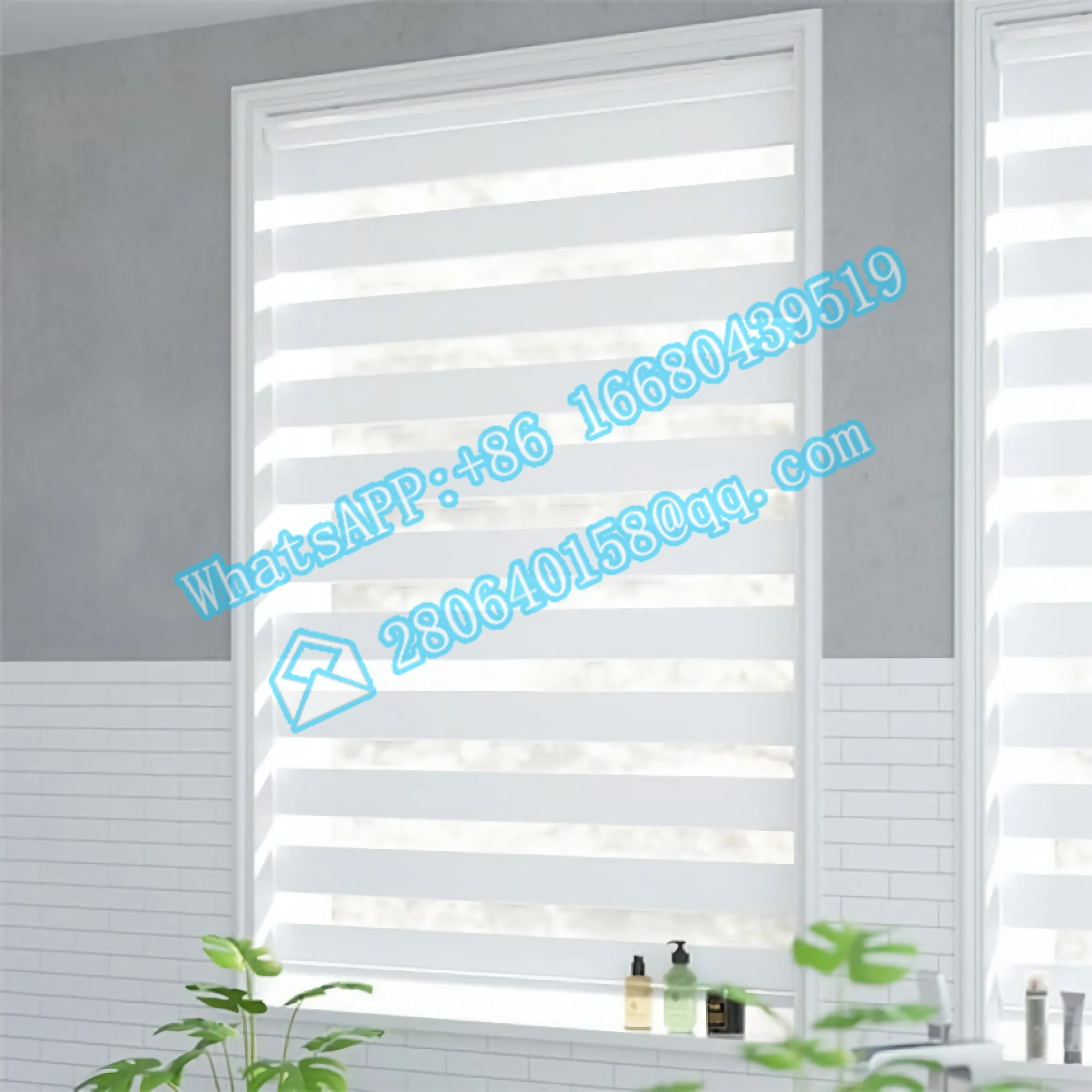 For Home Electric Day And Night Auto Solar Panel Window Shade Curtains Smart Zebra Motorized Blinds Automatic  Blind