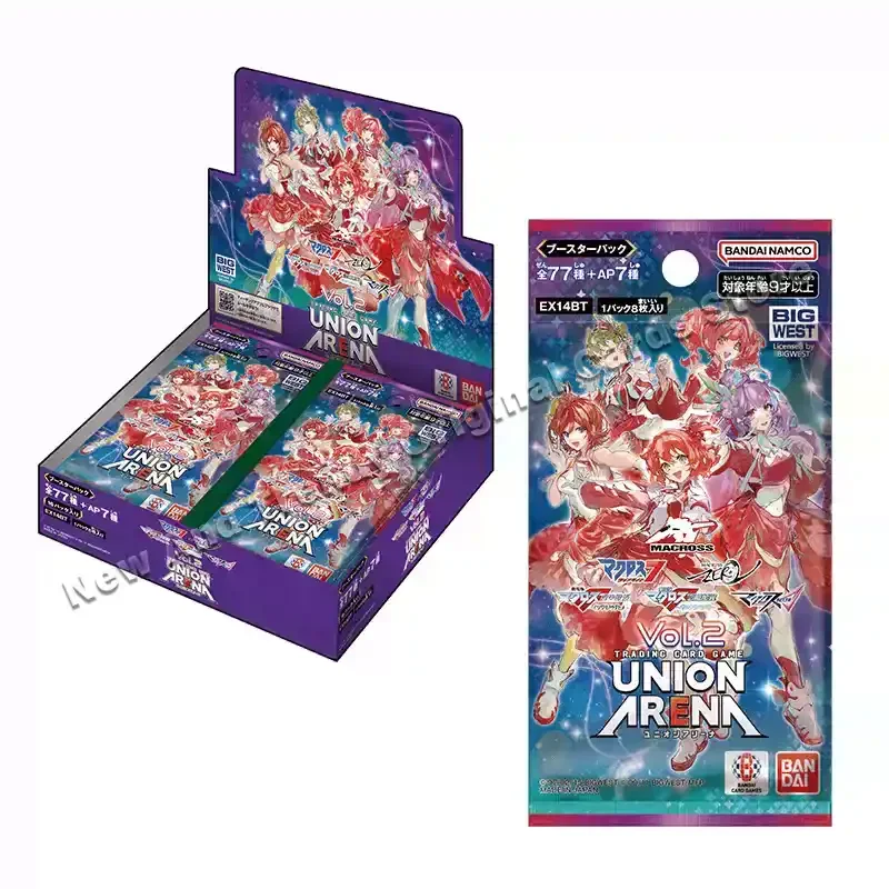 Original Bandai Union Arena Macross Series Volume 2 [Ex14bt] Japanese supplement pack TCG trading game collection card Gift