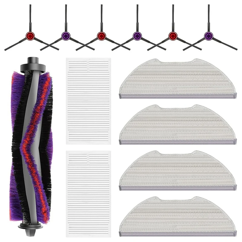 

WCS-For Eureka E10s Robot Vacuum Cleaner Main Side Brush Hepa Filter Mop Cloth Replacement Parts Accessories