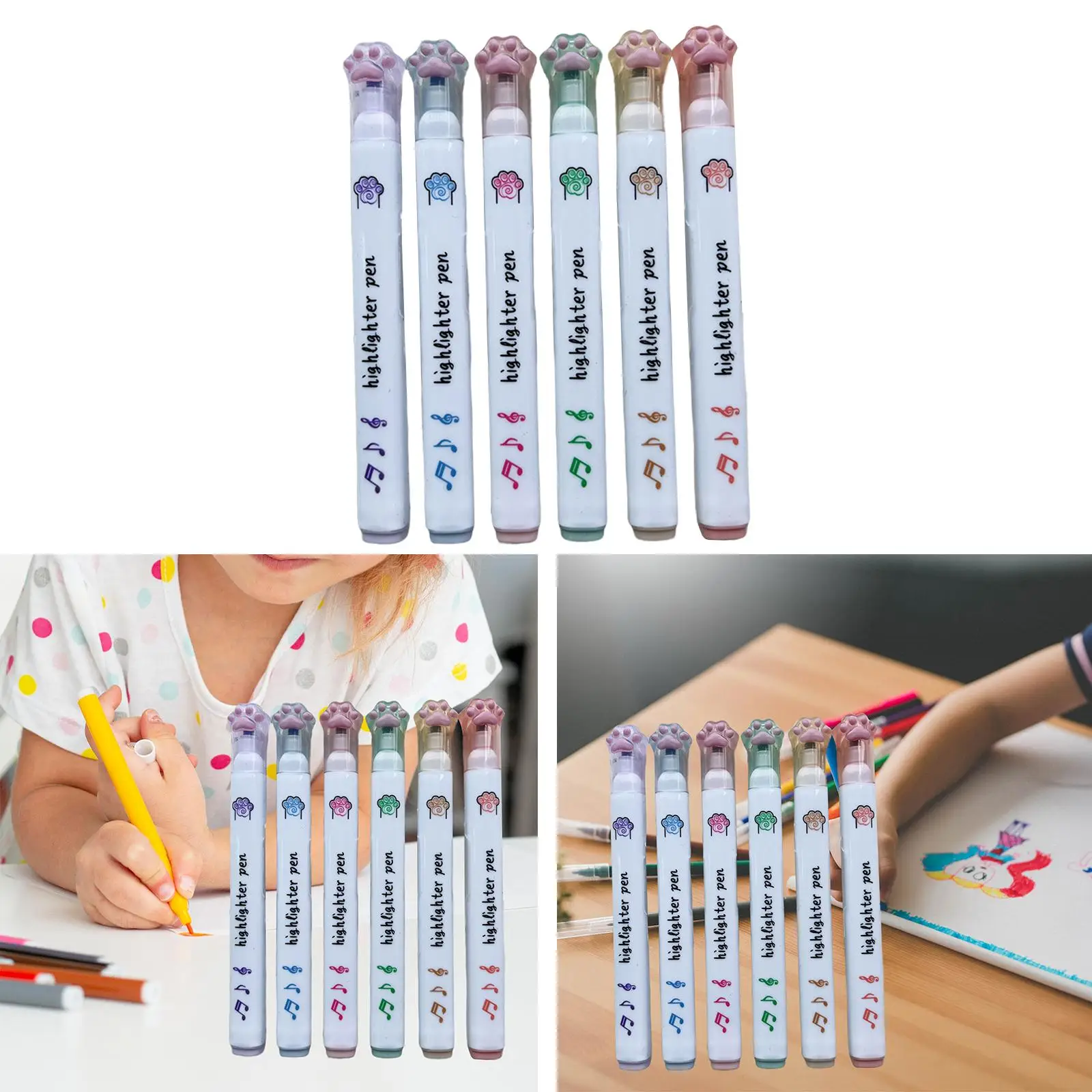 2-6 шт./упаковка, маркеры для детей и взрослых