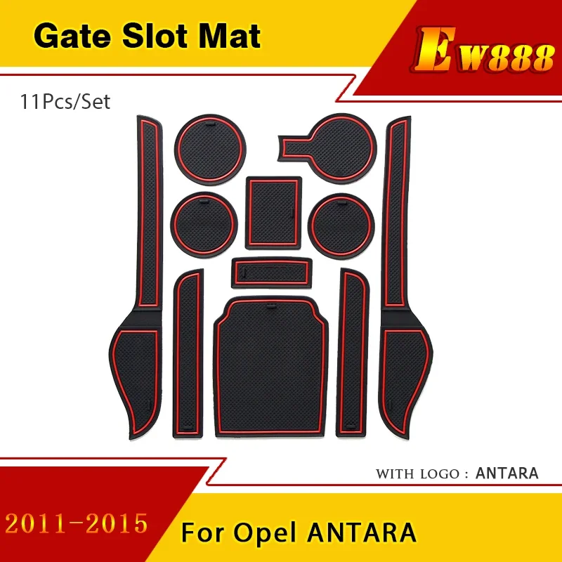 

Anti-Slip Gate Slot Cup Mat Fit For Opel Antara 2011 2012 2013 2014 2015 Cup Cushion Rubber Pad Car Coasters Sticker Accessorise