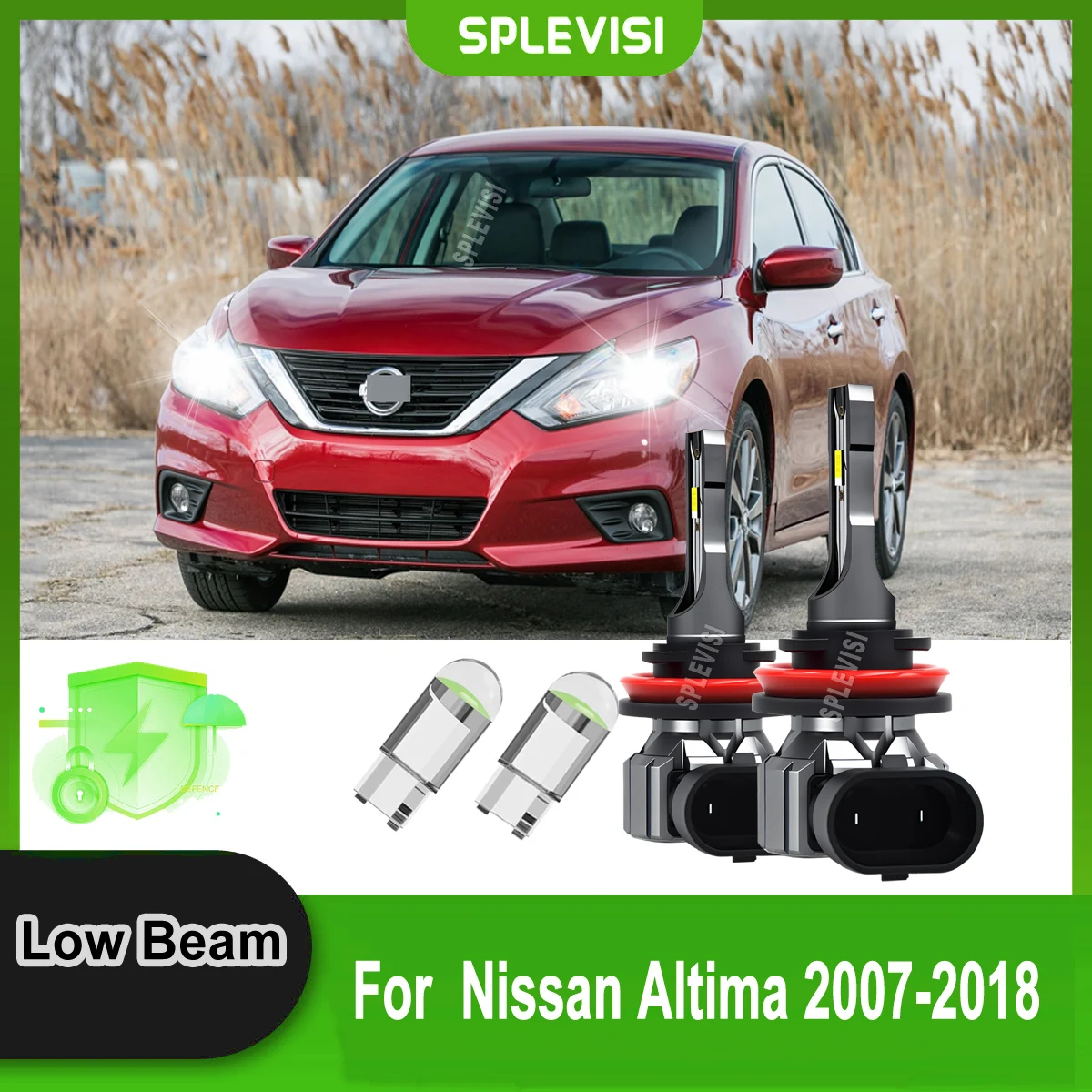 

Night Vision Enhanced Illumination Headlight Low Beam Fog Bulbs H11 H8 711 For Nissan Altima 2007 2008 2009 2010 2011 2012-2018