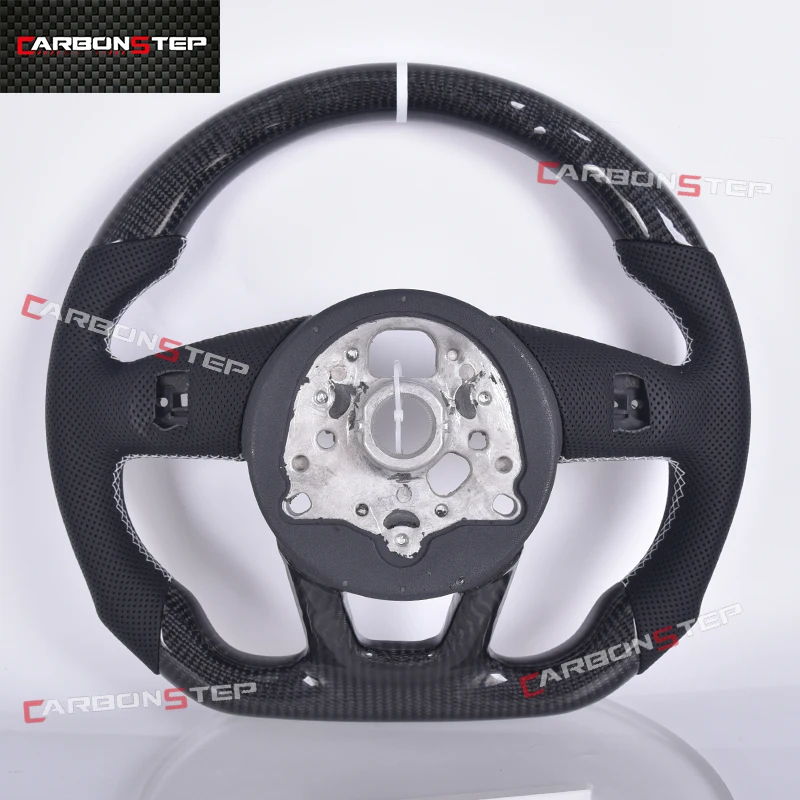 Carbon Fiber Steering Wheel Fit for Audi A4 B6 B7 Rs3 Rs4 S3 S4 B8 A5 R8 Sline A3 B8.5