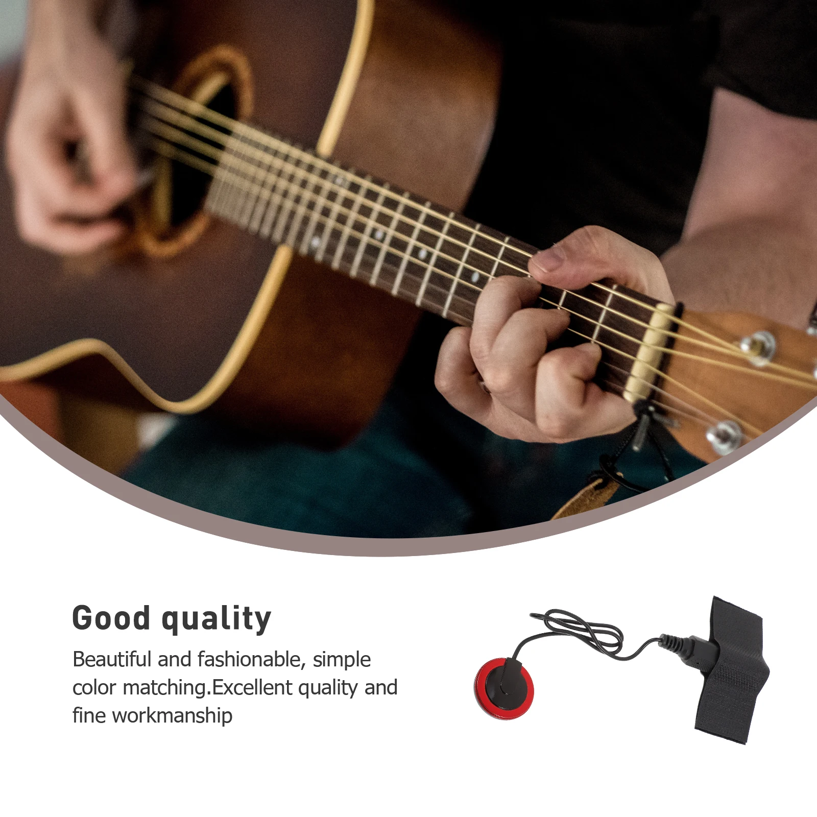 

Guitar Pickup Lightweight Durable Sound Pick-Up For Recording Electric Box Equalizer Classical Guitar System Accessory