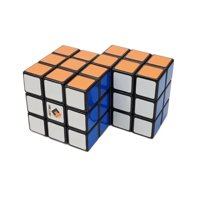 Conjoint Cube 3x3 and 2x3x3 Connected Magic Cube 333X233 Restricts Rotation of The Siamese Cube Fidget Toy Educational Gift