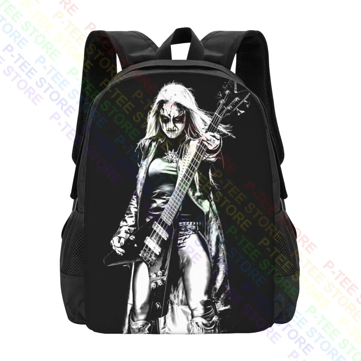 Nervosa Thrash Metal Band Mia WallaceBackpack Large Capacity Cute School Sport Bag