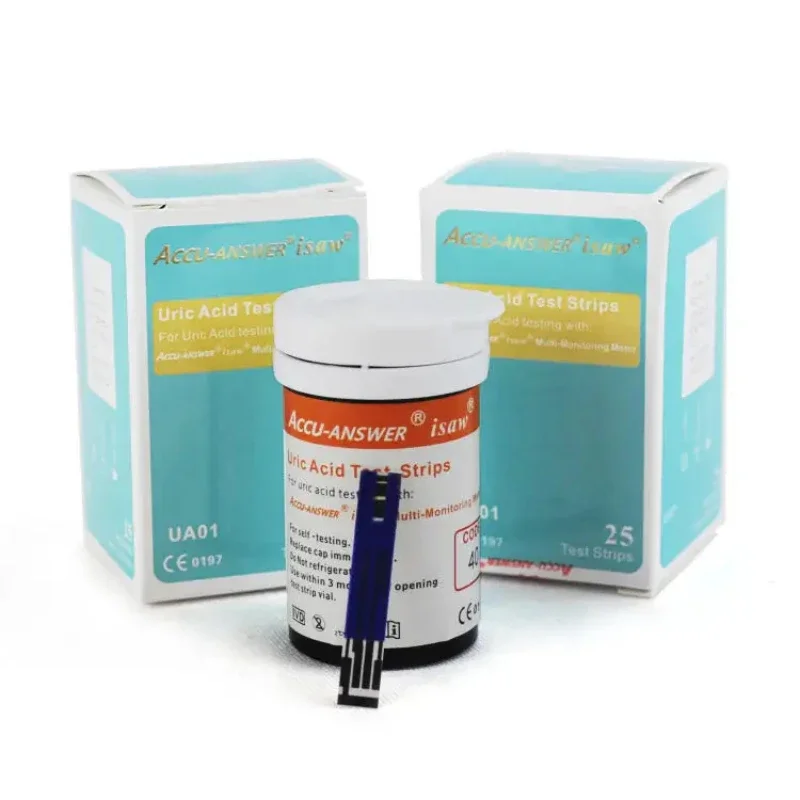 Isaw Fast Check Uric Acid Test Strips (25 Pack) Exp Date latest For personal use Product options