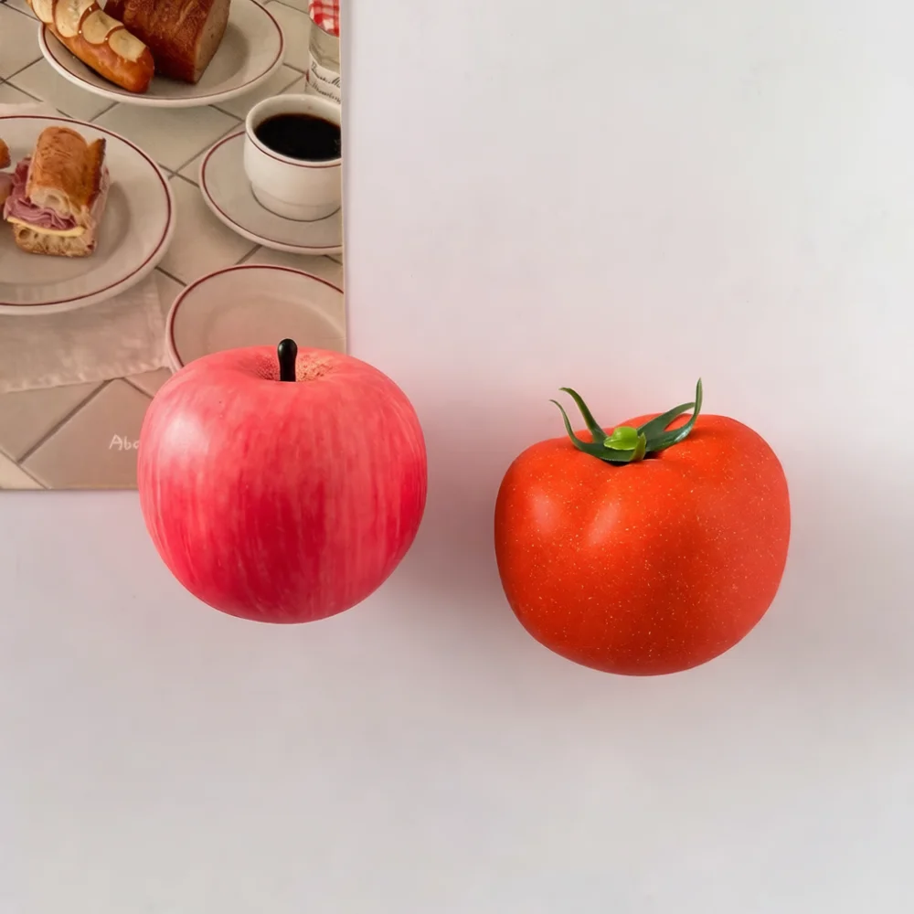 Vivid 3D Tomato Fridge Magnet  - Kitchen Gadgets For Gifts ulasan dan harga