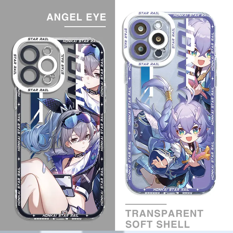 

Honkai Star Rail Silver Wolf Case for iPhone 15 Pro 11Pro Max XR 12 13 Mini XSmax 14 7 Plus SE 6 8 X XS Phone Clear Fundas Cover