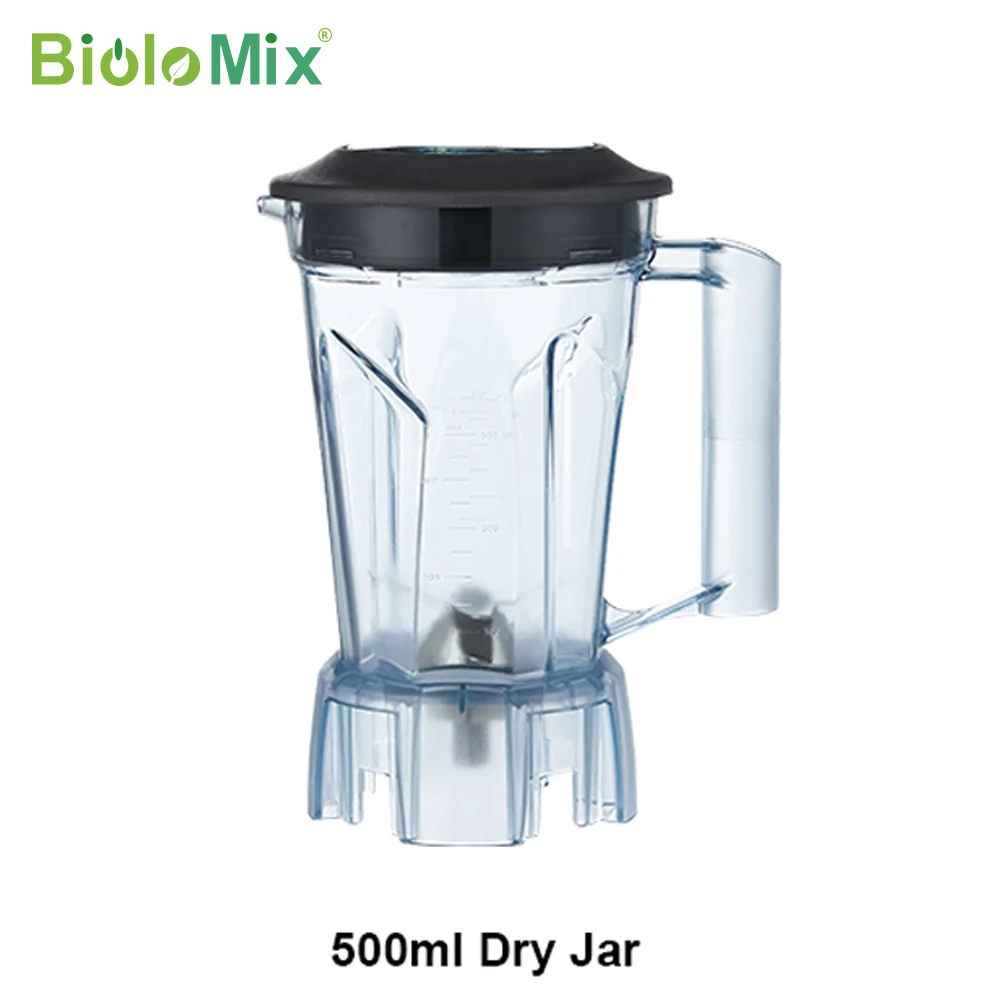 BioloMix 500ml dry jar  food safety plastic jar for A8800 BPA free container