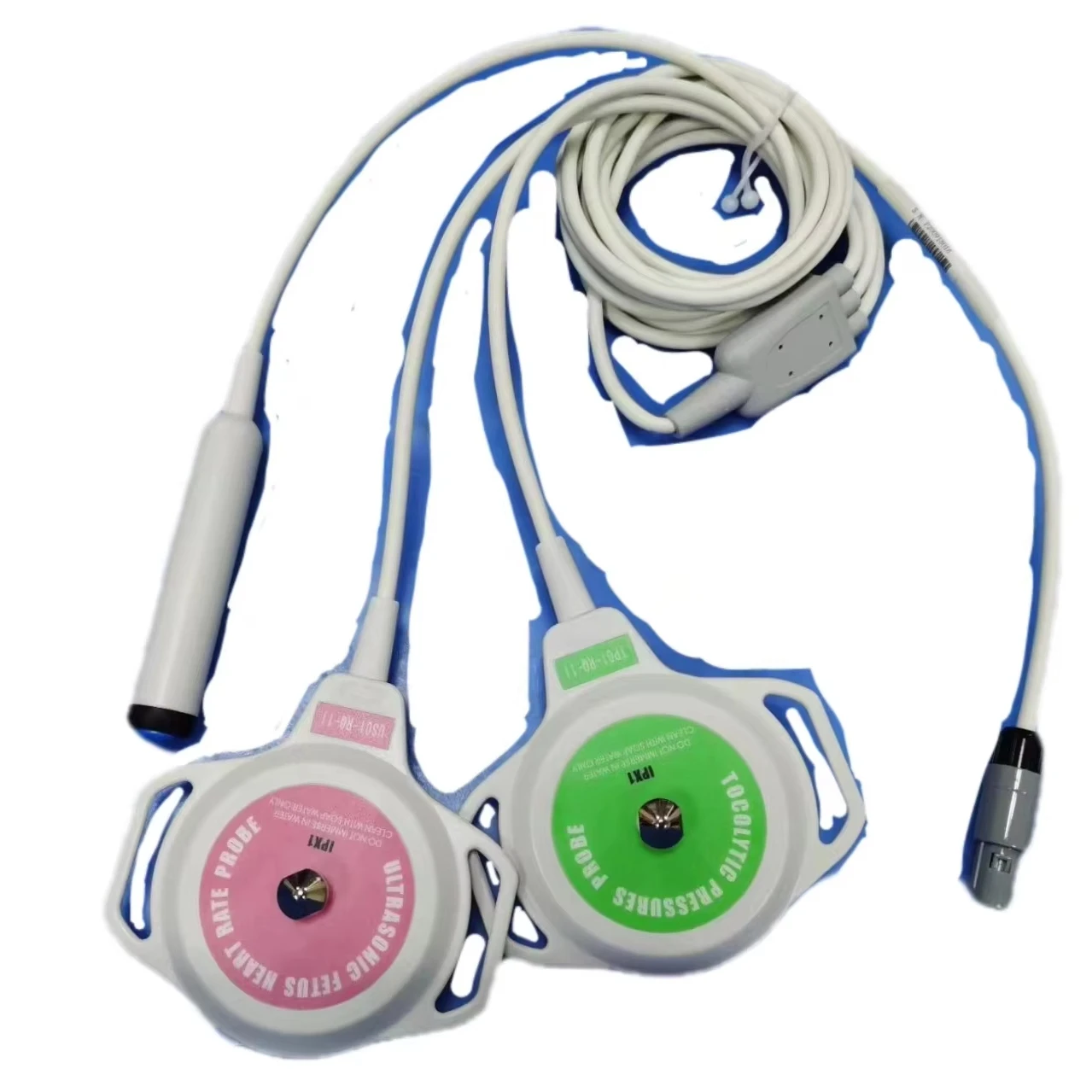 

Plinma совместим с датчиком плода CTG ( Biocare ic90. 2 направляющие, 6-контактный.