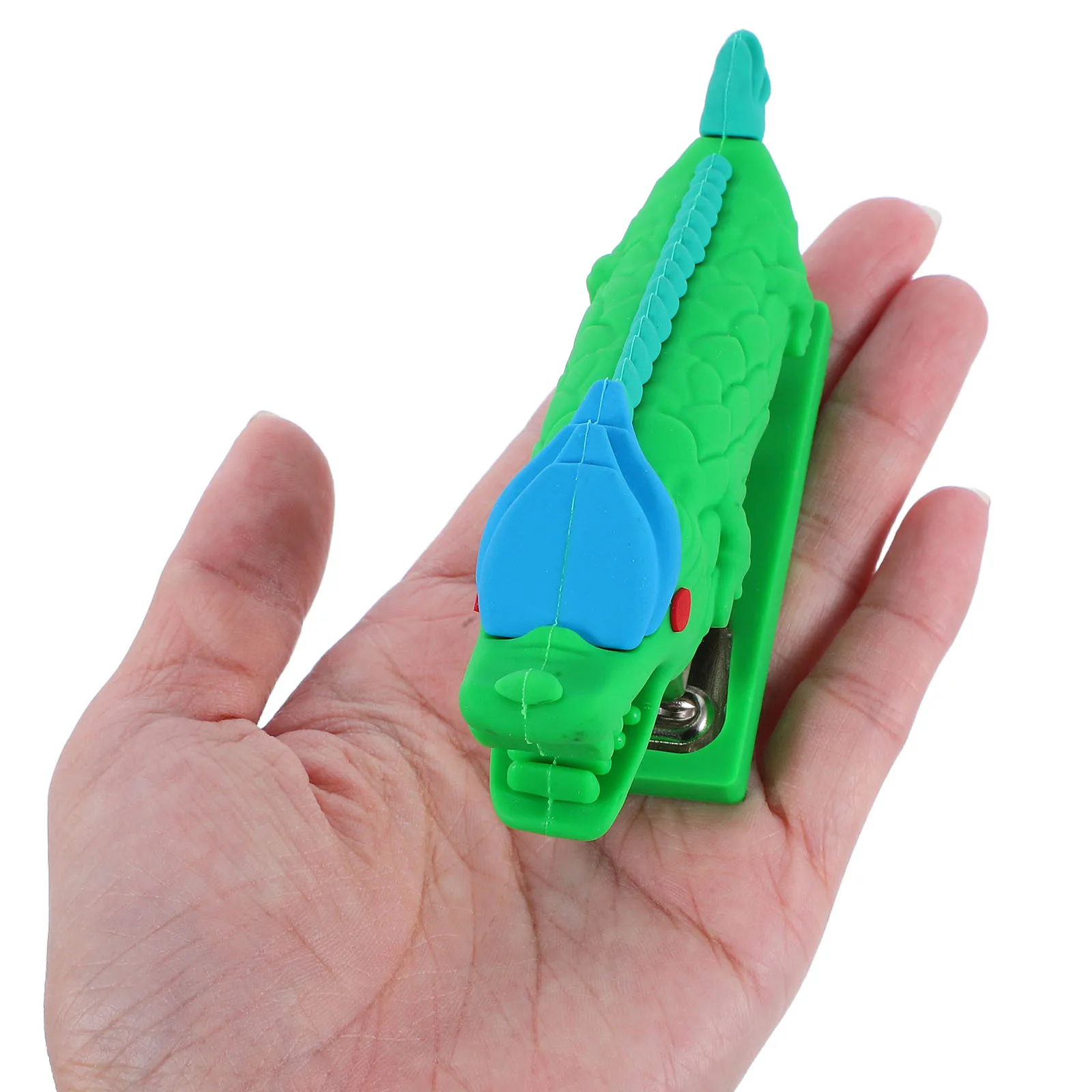 

Mini Dragon Shaped Stapler Cute Portable Compact Office Supplies Stainless Steel Staples for Students Kids Desk