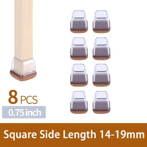 8PCS Upgraded Chair Leg Covers Silicone Anti-Slip Felt Furniture Feet Protectors from Scratches for Hardwood Floor Reduce Noise - Image 7