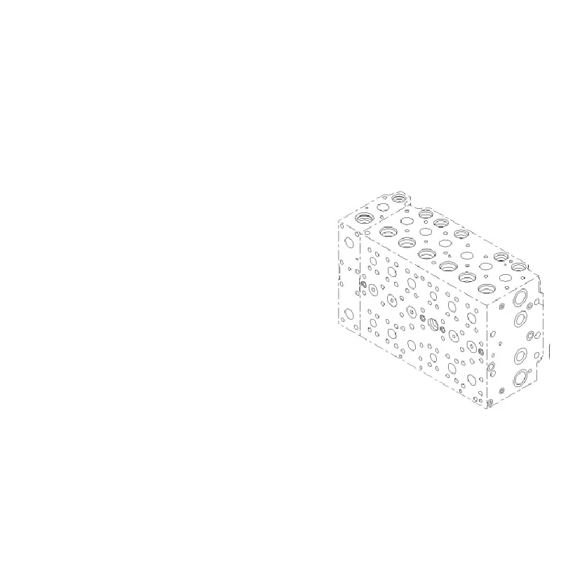 For Komatsu excavator original accessories 200.360-7-8 distributor main valve LS bypass valve filter screen