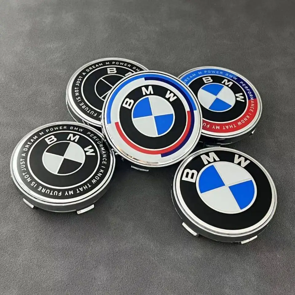 2 piezas de emblemas/logotipos cromados de 82 mm y 74 mm para capó, maletero, delantero/trasero, para BMW E46 E39 E38 E90 E60 Z3 Z4 X3 X5 X6, accesorios