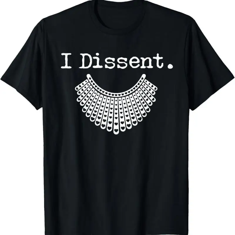 

I Dissent With Lace Collar Movement T Shirt
