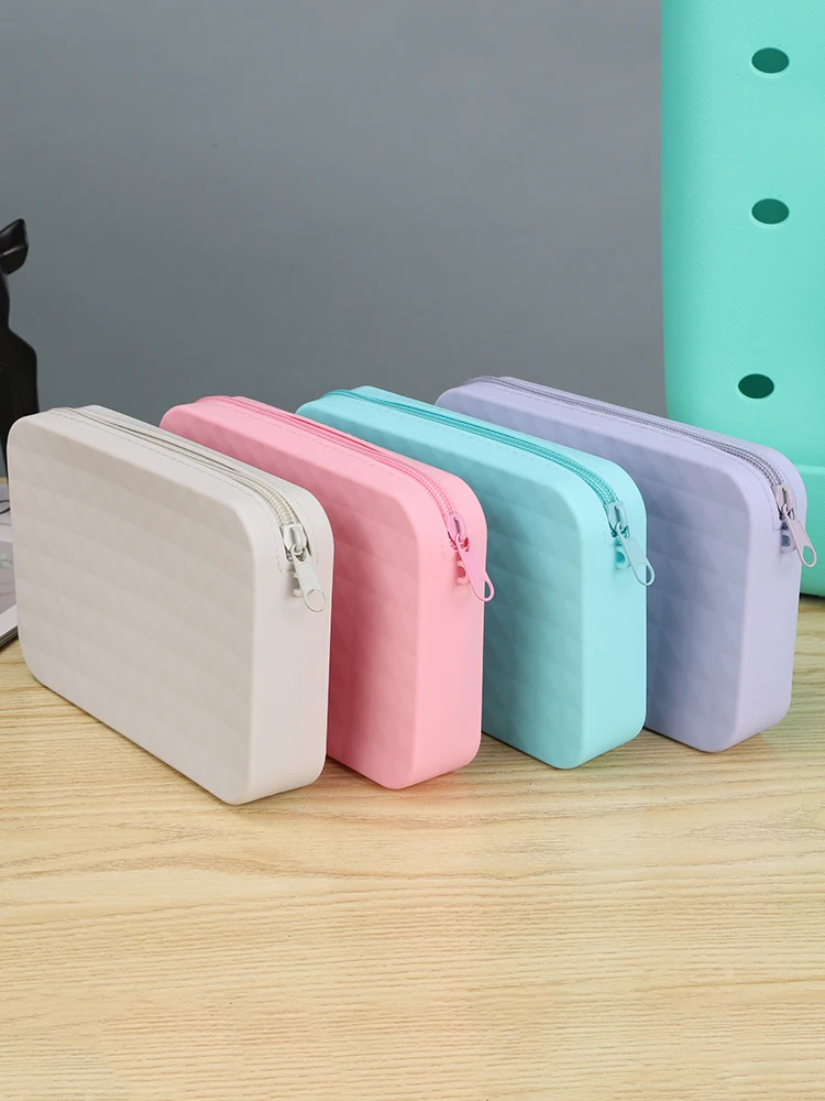 Silicone Storage Pouch Universal Phone Pouch Large Capacity Beach Bag Connector for Bogg Tote Bag