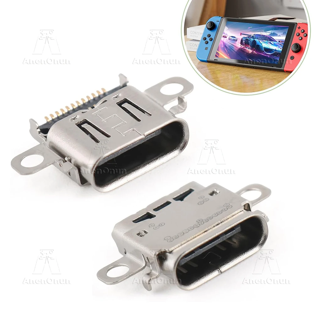 Switch OLED USB-C Charging Port Switch OLED Console Dock Connector Charge Power Socket Jack Port Replacement Repair Accessories
