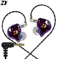 ND NX2 Wired Earphones Dynamic In Ear Earphone HIFI Stereo Bass Monitor Earphones Earbud Sport Noise Cancelling Gaming Headset