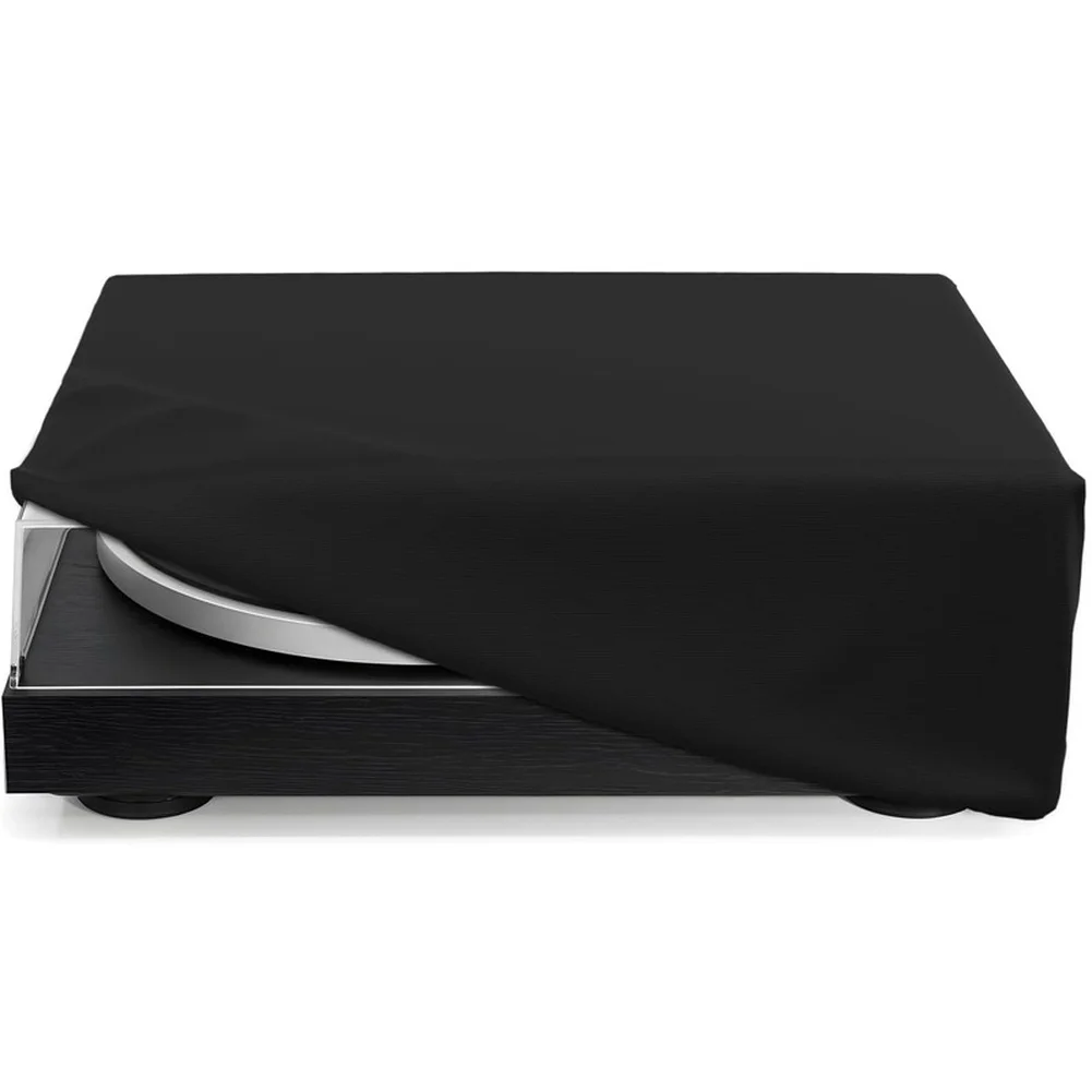 Waterproof Oxford Cloth Turntable Cover Anti Static Dustproof for Vinyl Record Players Black 46 38 14cm 33 33 9cm