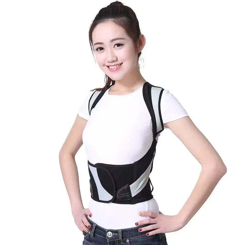 Xuanyu Jin Posture Correction Belt Clothes Top Invisible Intimates Breathable Student Kidsren's Hunchback Corrector Body Posture Sitting Posture Men and Women Correct Spine Corrector Hunchback Belt