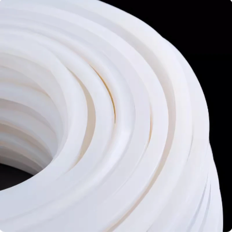 5meters 2x2mm 3x3mm 4x4mm 5x5mm High Temperature Resistant Solid Silicone Rubber Sealing Strip Weatherstrip