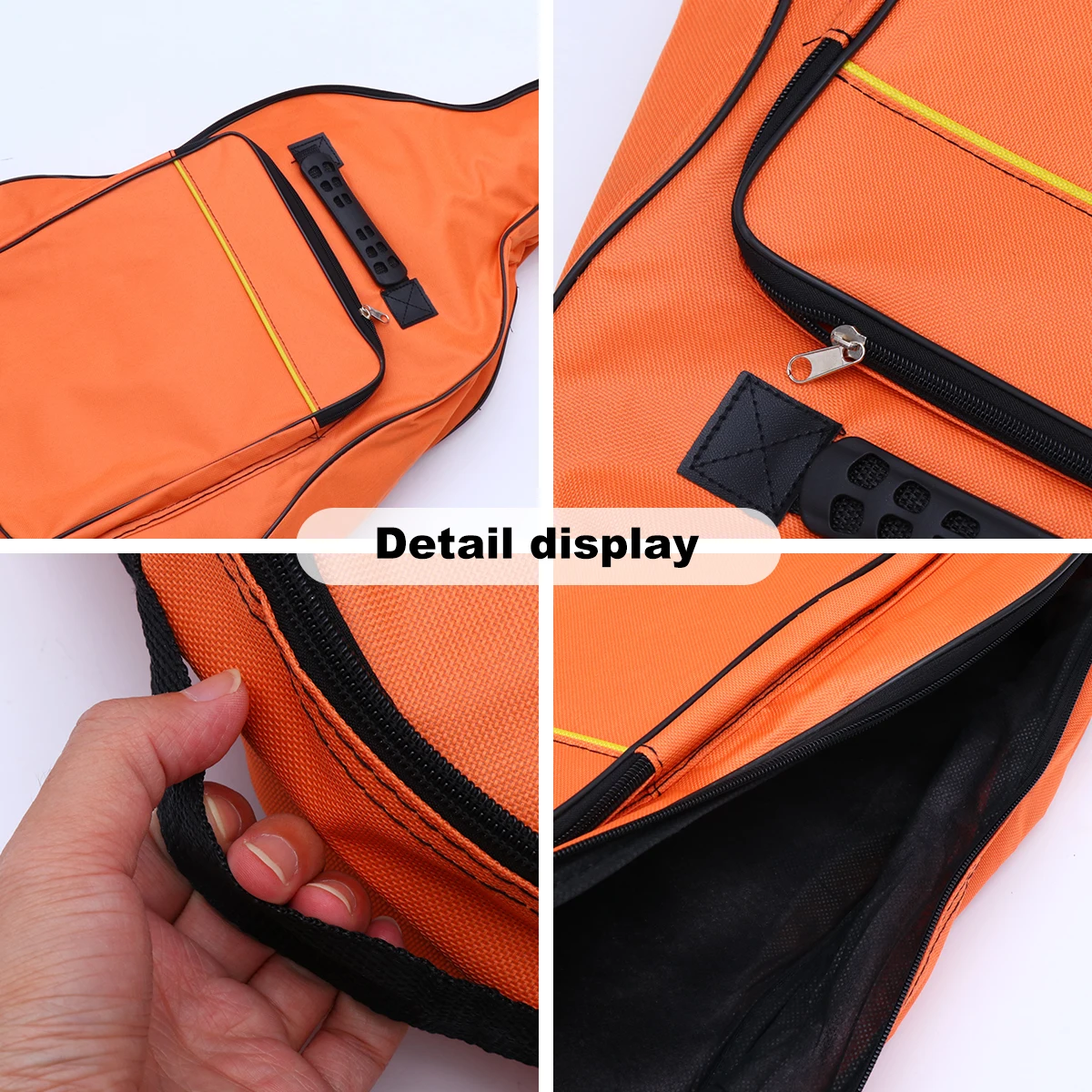 

Electric Guitar 40 41 Acoustic Folk Double Strap Guitar Bag Double Strap Oxford Cloth Travel Waterproof Backpack Storage Durable