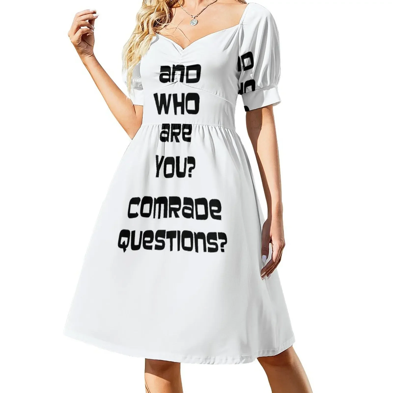 

Archer And Who Are You Comrade Short-Sleeved Dress Woman's evening dress Aesthetic clothing evening dresses luxury 2025