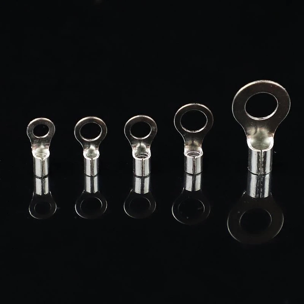 320Pcs Boxed Set Crimp Terminal and Pliers, Cold Pressed Terminal, U Shaped O Shaped Wire Connector 0.5-4mm Square Terminal Tool image 2