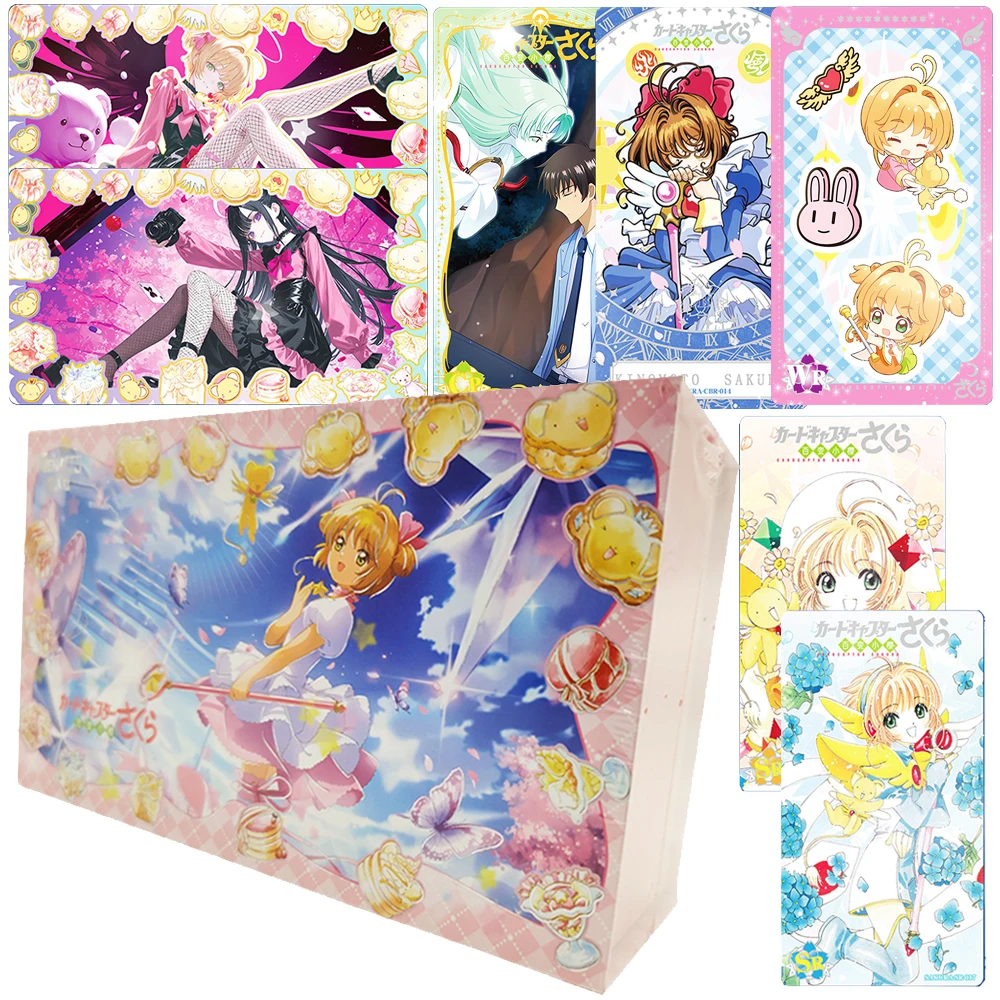 

Японская фэнтезийная коллекционная карта аниме, милые хрустальные наклейки, серия карточных игрушек, классические персонажи, периферийные устройства, как подарки для детей