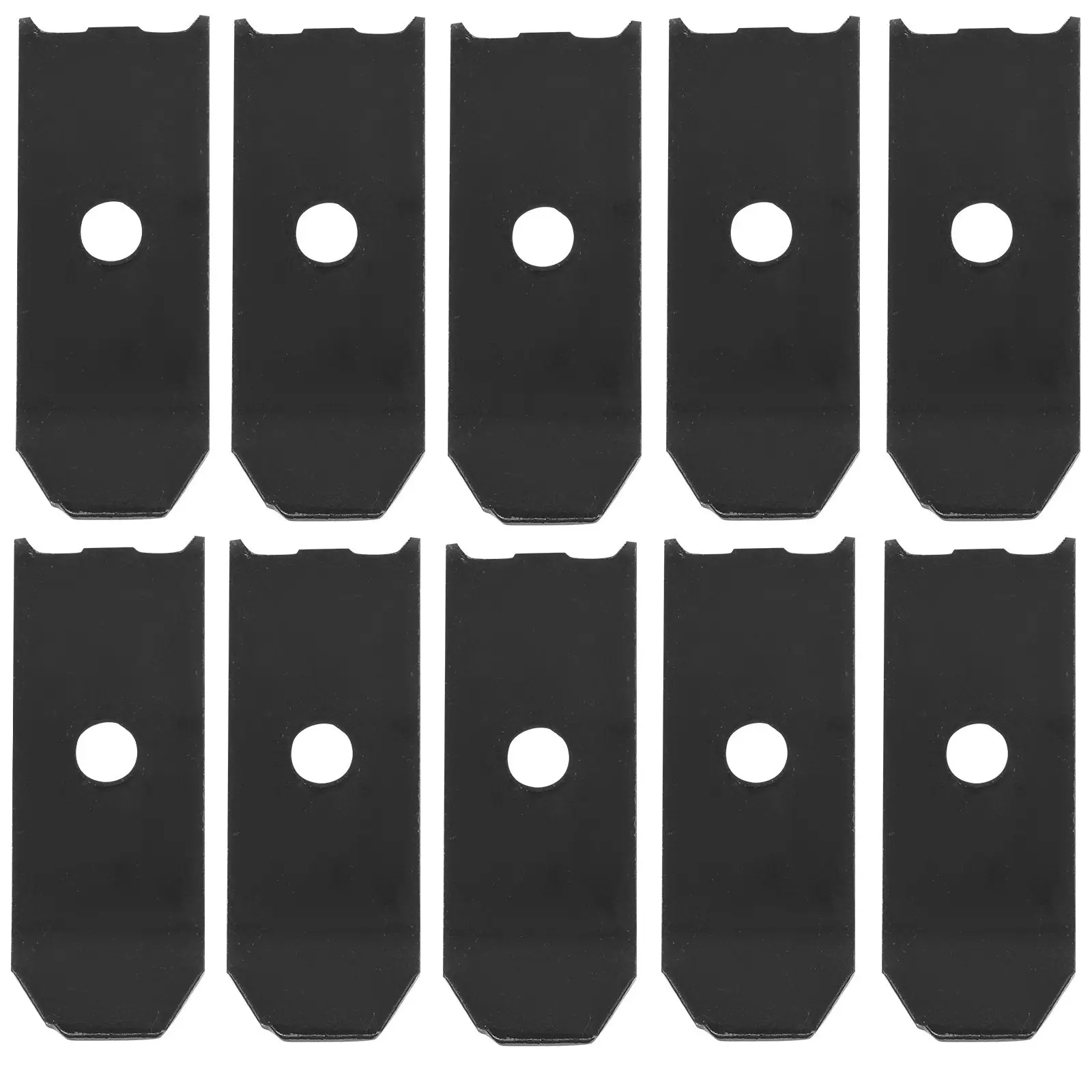 10Pcs Thickened Iron Table Leaf Connectors Horizontal Buckle Fasteners for Dining Tables Extension Tables Cabinets Desks