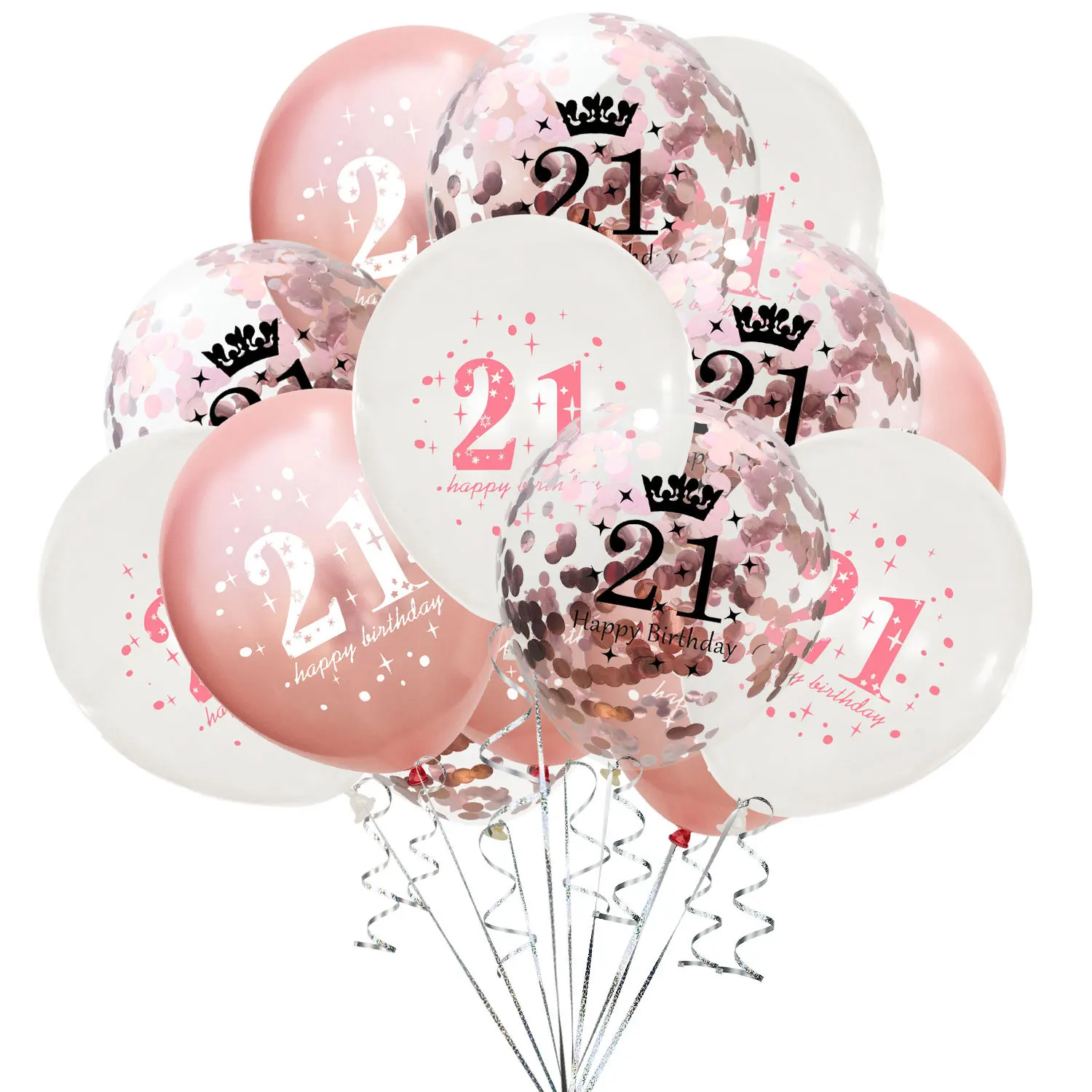 15 stuks 12 inch 18e 21e 30e 40e 50e 60e 70e 80e verjaardag feest latex ballonnen jubileum decoratie binnen buiten decoratie