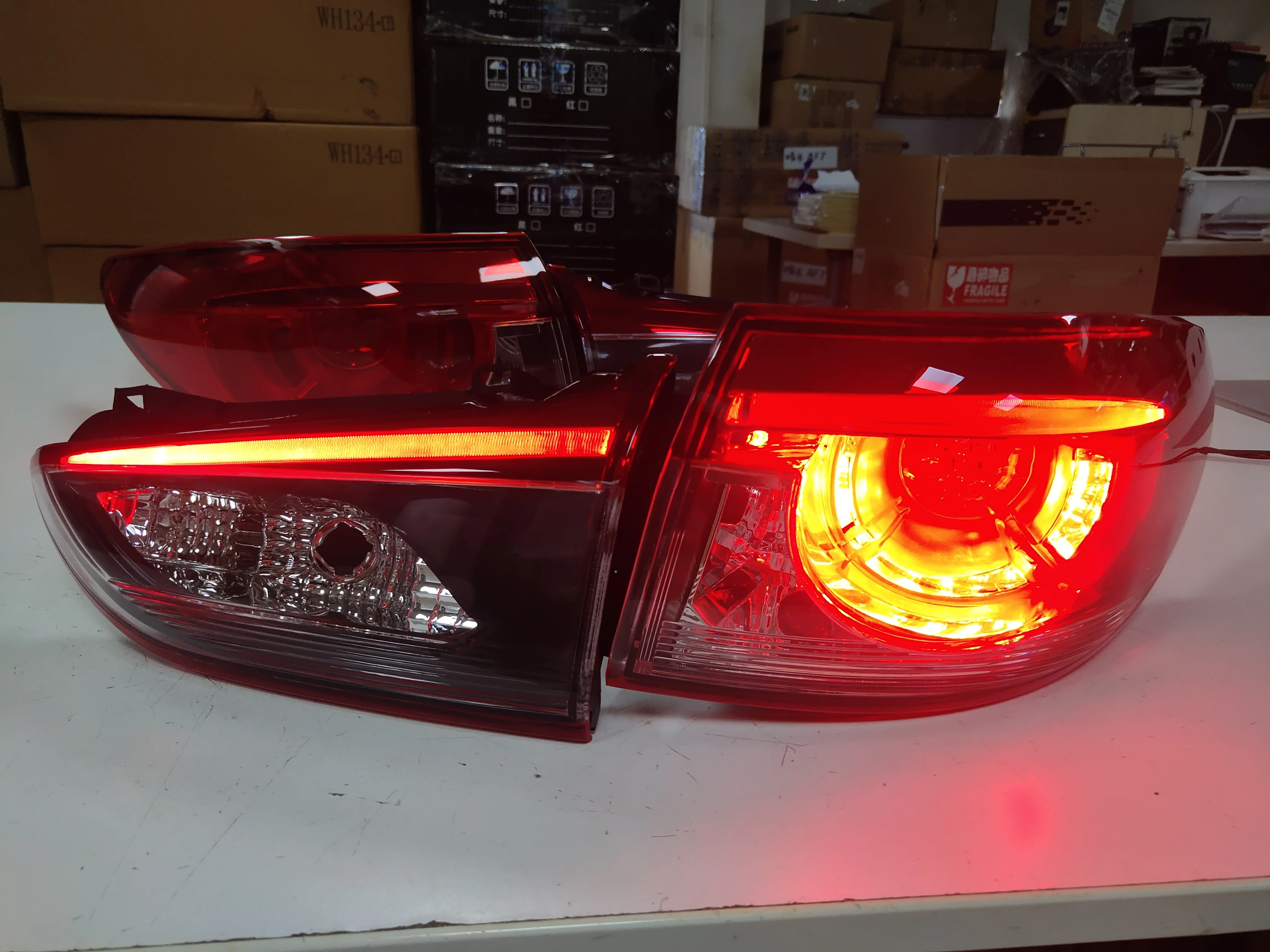 On Sale ATENZA LED Tail Lamp 2013-UP Year Red Color OEM Style For MAZDA 6