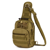 Outdoor Tactical Shoulder Chest Bag Molle Camo Backpack Cycling Hunting Fishing Military Pack Crossbody Hiking Waterproof Travel