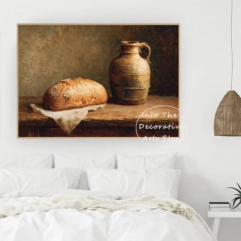 Dark Academia Bookcase Plants Spooky Candle Magic Potion Apothecary Vintage Canvas Painting Wall Art Picture Abstract Home Decor