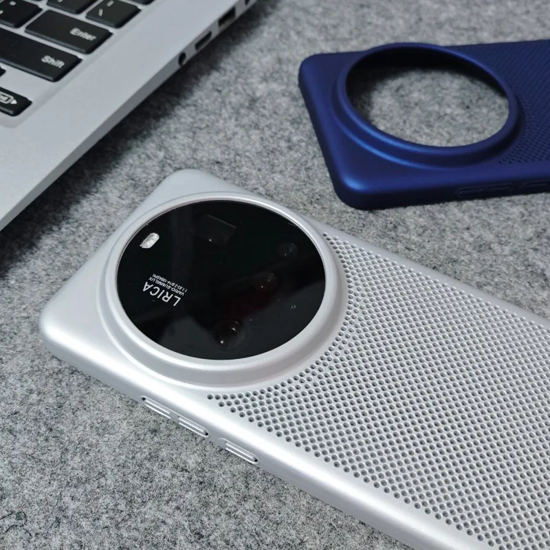 For Xiaomi 15 14 13 12S Ultra Case Matte Honeycomb Heat Dissipation Hole PC Hard Cover Fingerprint-Resistant Dustproof Bumper view 6